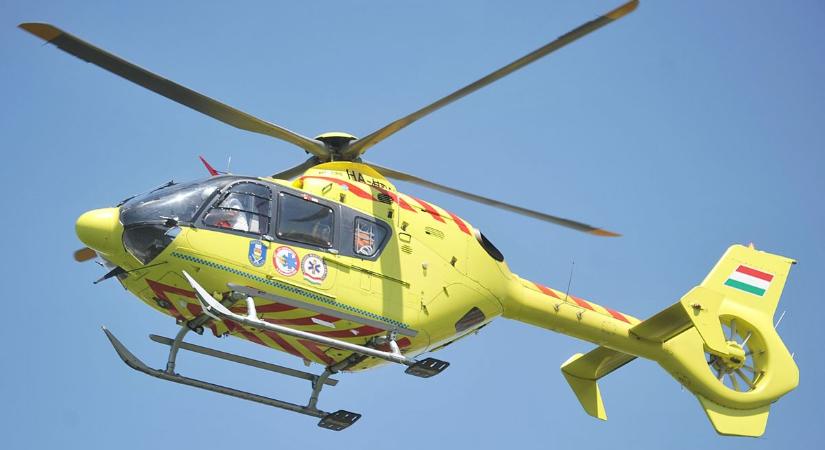 Mentőhelikoptert is riasztottak a Jászszentlászlónál történt balesethez