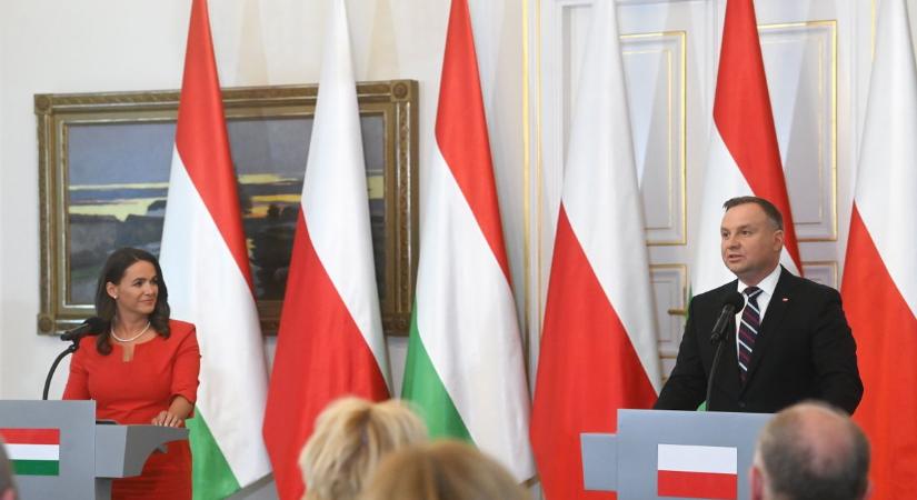 Novák Katalin: Lengyelország és Magyarország számíthat egymásra