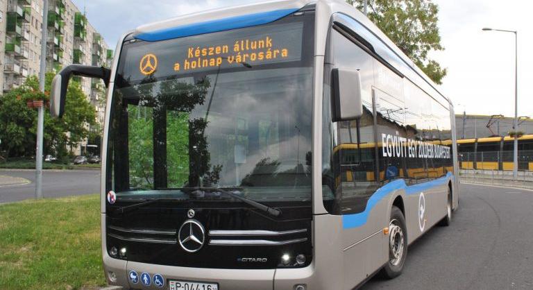 Elektromos csuklós buszt tesztelhetsz Budapesten