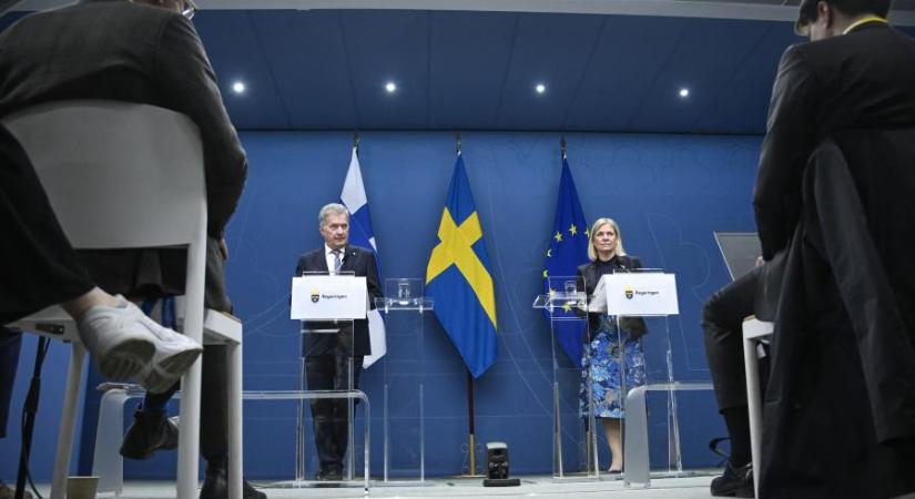 Hivatalos: Finnország és Svédország benyújtotta NATO-csatlakozási kérelmét