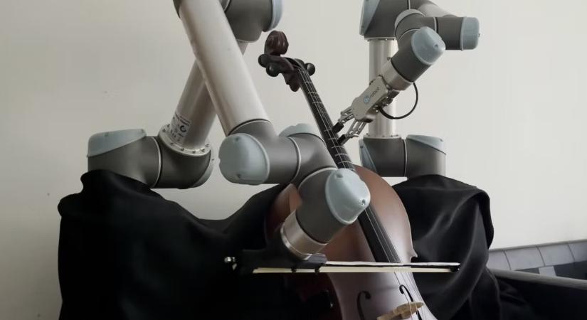 Művészi módon zenél ez a robot