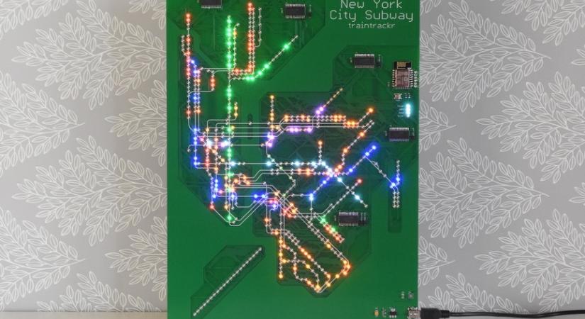 Nyomtatott áramkörön követheted, hol jár a metró