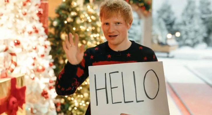 Ed Sheeran legnagyobb rajongója gyermeket vár az énekes hasonmásától