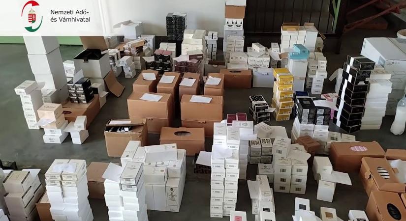 130 millió forint értékű hamisított árut kapcsoltak le a NAV munkatársai Zalában
