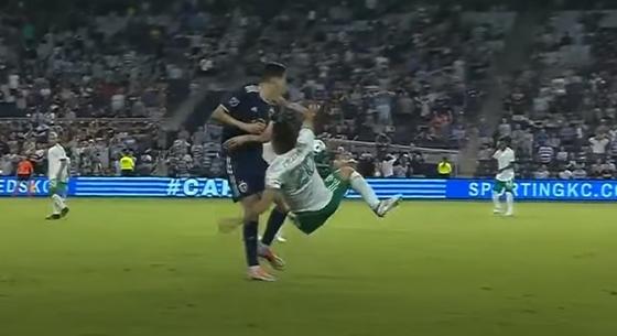 Videó: Sallói lőtt két gólt, majd brutálisan felrúgta az ellenfél játékosát