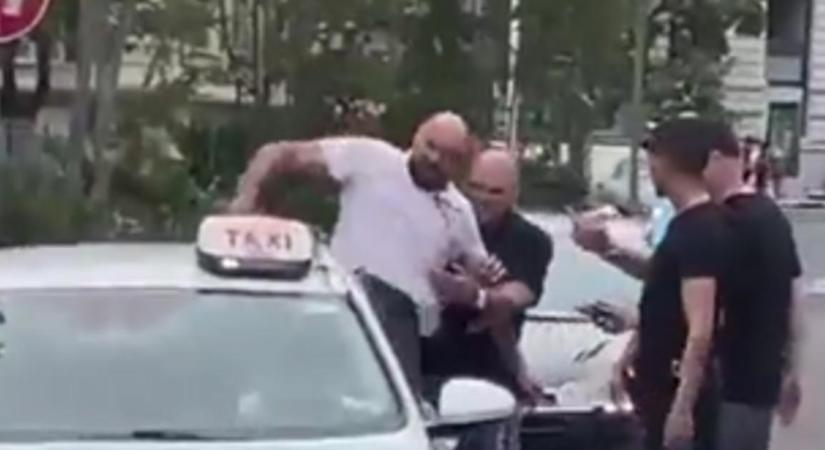 Videó: a részeg Fury megrúgott egy taxit, mert a sofőr nem vitte el