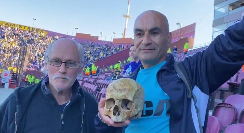 Nagyapja koponyáját is magával vitte a meccsre egy argentin szurkoló