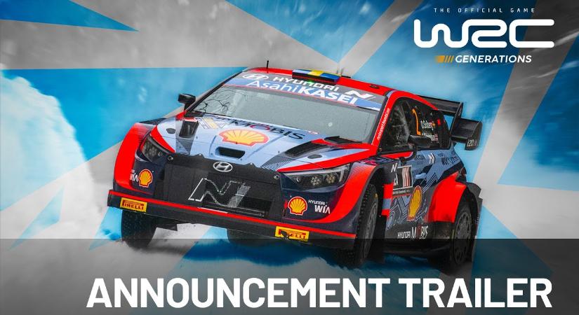 WRC Generations címmel hibrid járművekre koncentráló rallys játék érkezik