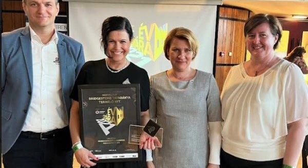 Év Gyára díjat nyert a Bridgestone Tatabánya a „Legjobb menedzsment folyamatok” kategóriában