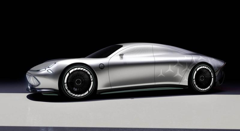 A jövő izgalmait mutatja meg a Mercedes Vision AMG – 2025-re szériába kerül