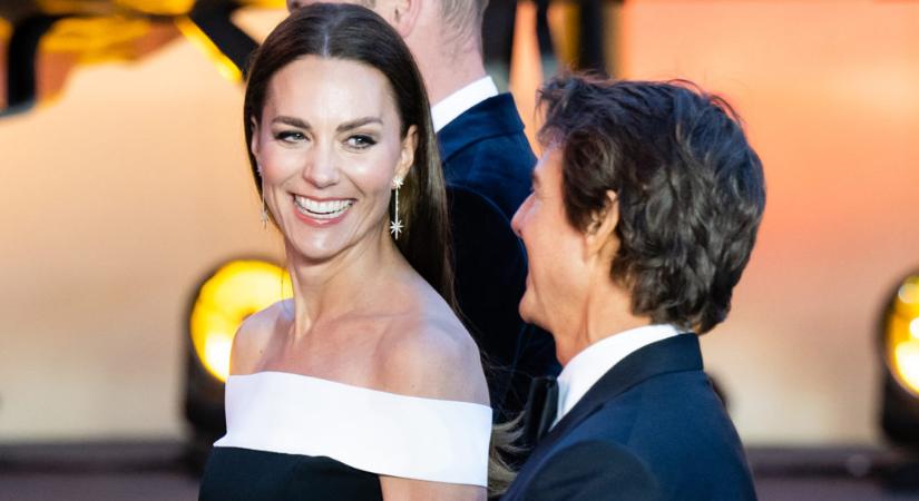 Katalin hercegné megadta a módját a mozizásnak, gyönyörű estélyi ruhában érkezett a Top Gun: Maverick premierjére