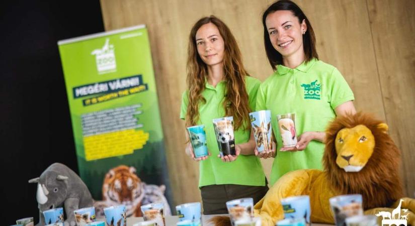 Újrapoharakkal csökkenti a hulladék mennyiségét a Veszprémi Állatkert