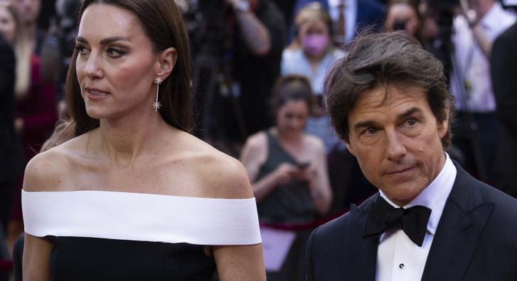 Tom Cruise alaposan megizzadt, hogy ne tűnjön alacsonyabbnak Katalin hercegnénél