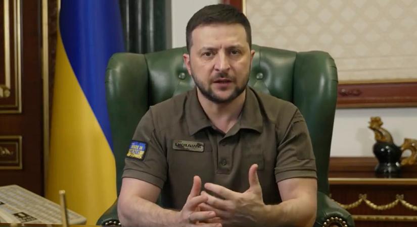 Zelenszkij: A Donbasz maga a pokol