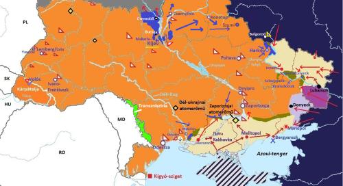 Mi lehet Oroszország terve: megismétlődhet, ami Mariupolban történt? – térképen az ukrajnai háború