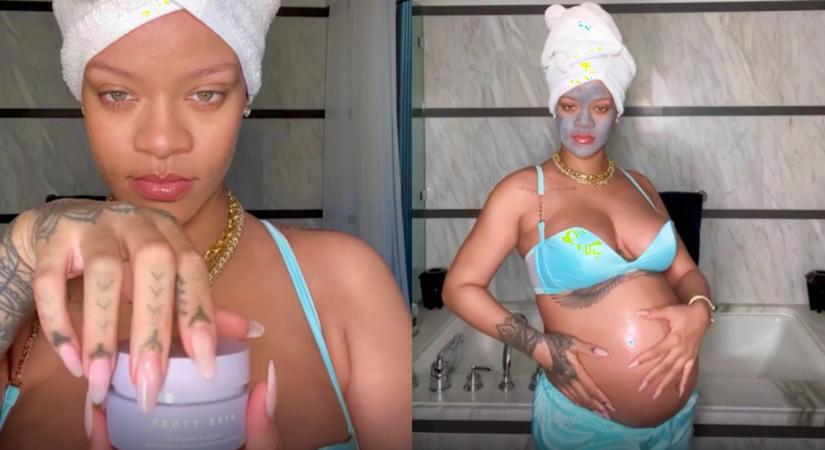 Megszületett Rihanna kisfia