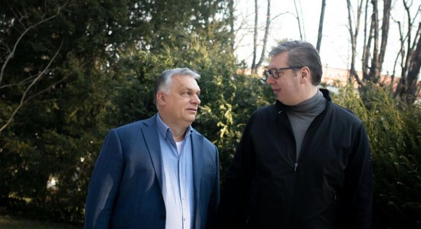 Orbán Viktor Szerbiába látogatott
