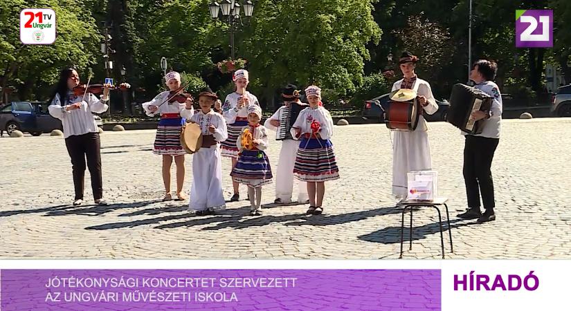 Jótékonysági koncertet szervezett az ungvári művészeti iskola (videó)