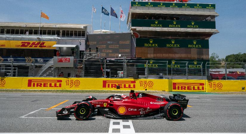 F1: Leclerc hiba után nyerte a spanyol időmérőt, Verstappen motorprobléma miatt aggódhat