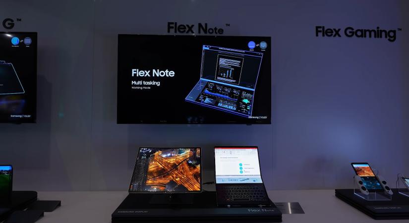 Elképesztő látvány a Samsung Galaxy Flex Note a képeken