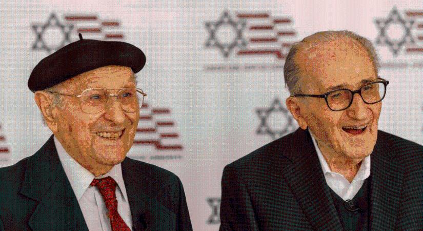 78 év után találkozott két magyar holokauszt-túlélő