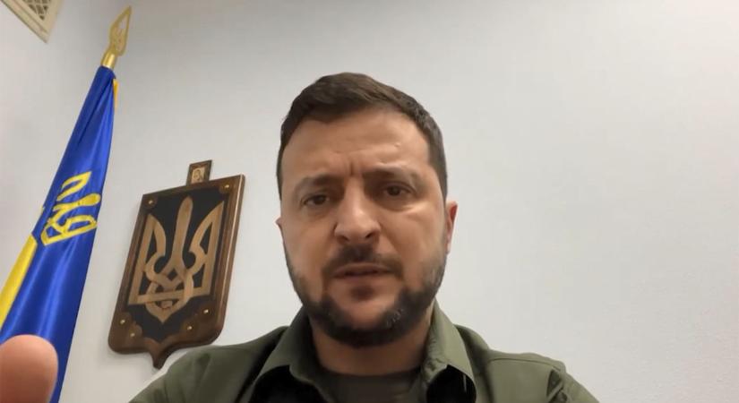 Zelenszkij: a hátország nem lehet gondtalan, még tart a háború (videó)