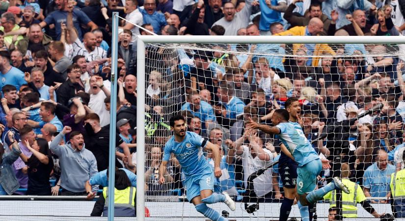 5 perc alatt 3 gól: óriási fordítással angol bajnok a Manchester City