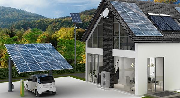 Autóbeálló napelemmel