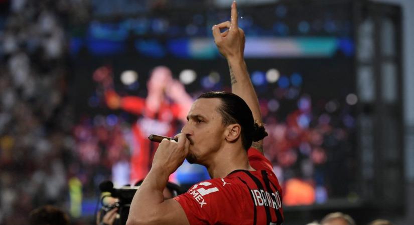 Zlatan Ibrahimovic szivarozva vonult ki magát ünnepelni