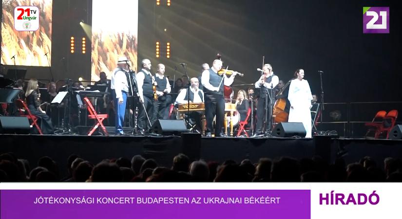Jótékonysági koncert Budapesten az ukrajnai békéért (videó)