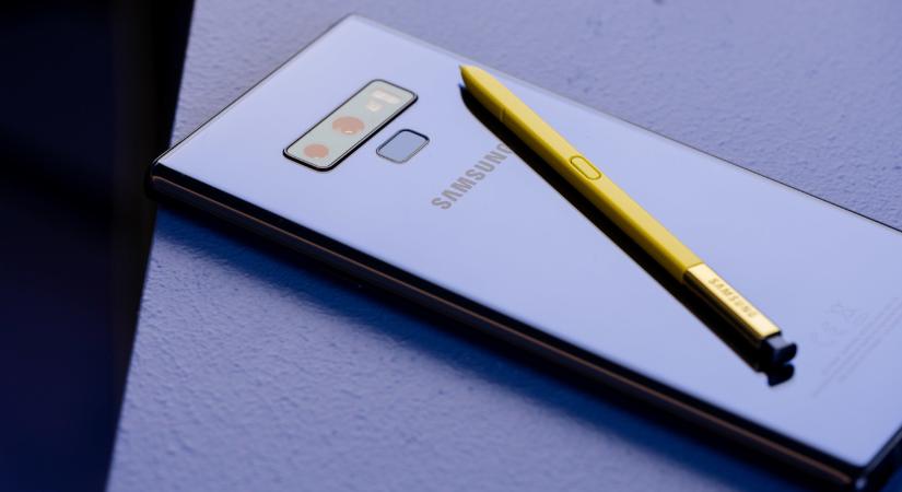 Frissítést kapott a Samsung Galaxy Note 9