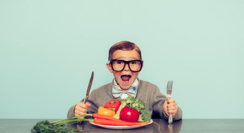 A vegetáriánus gyerekek növekedése és táplálkozása hasonló a húsevőkéhez, de van egy fontos különbség