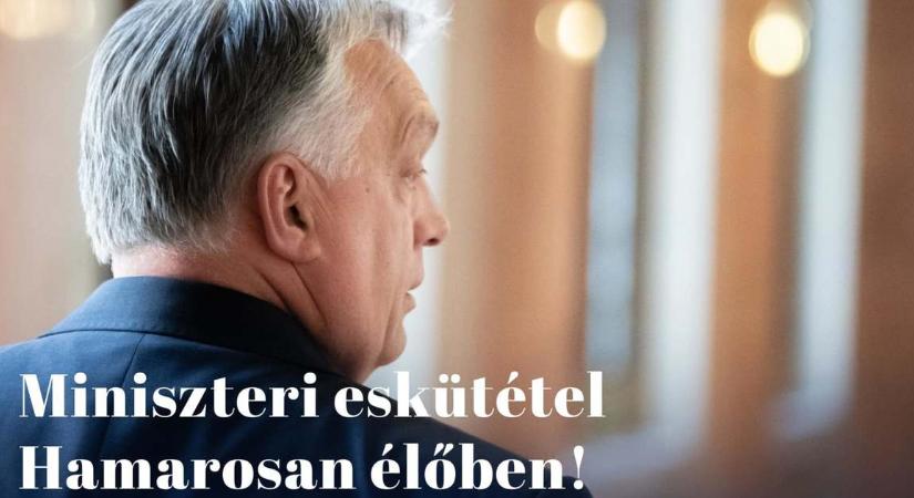 Orbán Viktor: Hamarosan miniszteri eskütétel