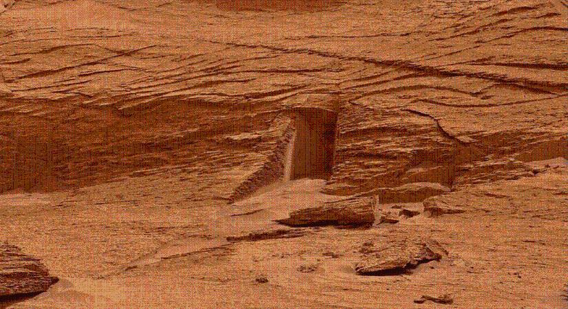 Nevetségesen pici a Marson talált „bejárat”