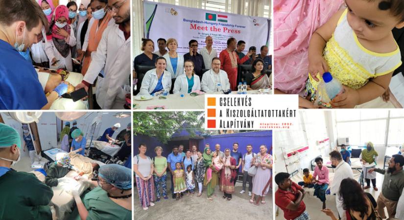 Tíz nap alatt csaknem száz sikeres műtétet végzett el tizenkét magyar orvos Bangladesben