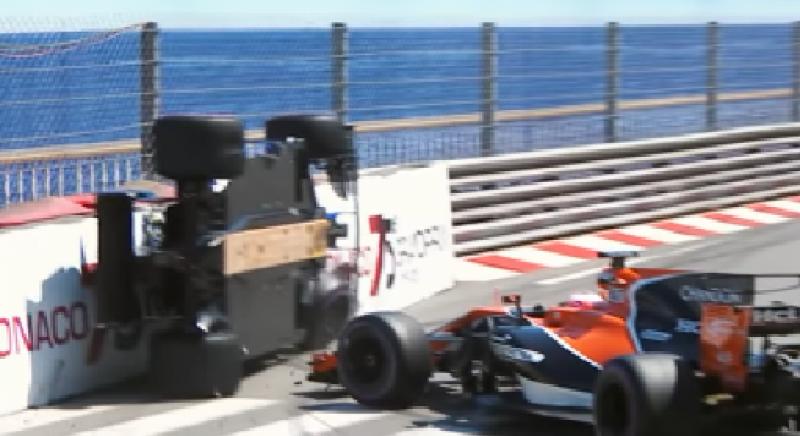 Felboruló és egymáson landoló autók, beragadó kerék - Monacóban bármi megtörténhet