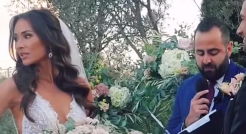 Videón a malőr! Leállította az esküvőjét a menyasszony - nem hiszed el, miért! - Videó