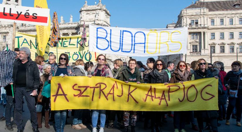 Levélben kérik a szakszervezetek Novák Katalint, hogy ne írja alá a pedagógussztrájkot ellehetetlenítő törvényt