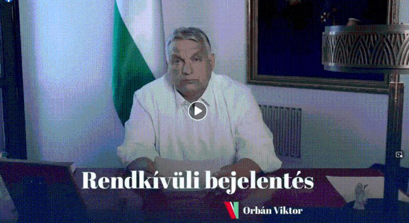 Orbán bejelentése után bezuhant a forint