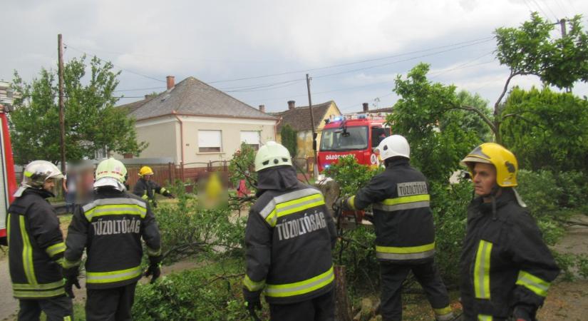 Viharkárokhoz rohantak a tűzoltók Letenyére és Tótszerdahelyre is