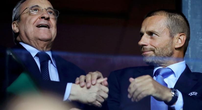 Ceferin: “Nem a Real Madrid fogja megmondani az UEFA-nak, hogy mit tegyen…”