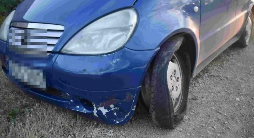 Sávváltás közben okozott majdnem súlyos balesetet egy ittas sofőr Miklóson