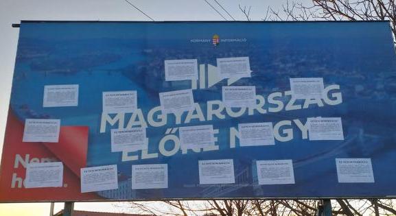 Törvénysértők voltak a "Magyarország előre megy, nem hátra"-szlogenes választási plakátok?