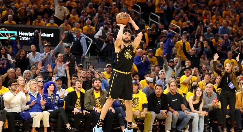 NBA: Klay Thompson szétdobta a Dallast, döntőben a Warriors – videók