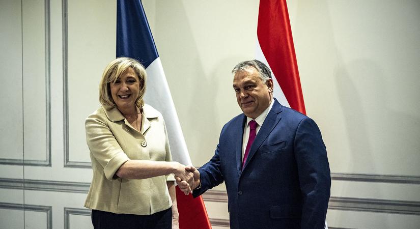 Marine Le Pen elismeréssel szólt a Magyarországon bevezetett extraprofit különadó rendszeréről