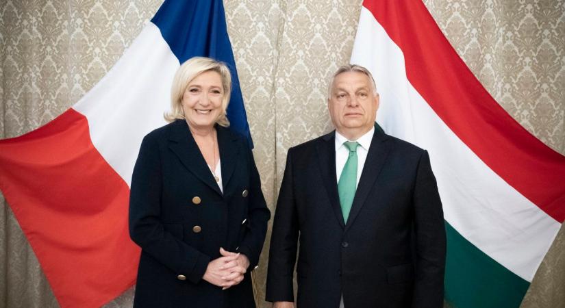 Orbán Viktor Párizsban találkozott Marine Le Pennel