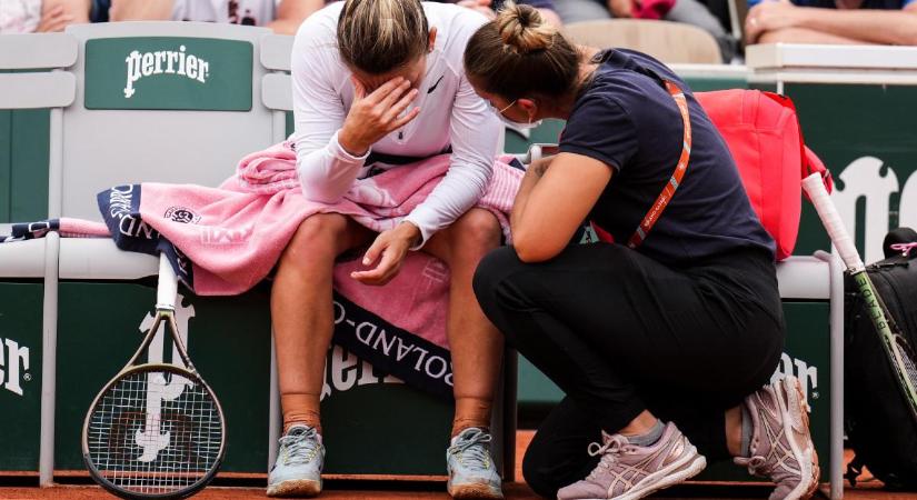 Roland Garros: pánikrohamot kapott meccs közben a korábbi világelső
