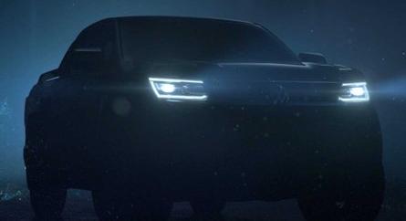 Megnézhetjük az új Volkswagen Amarok opciós LED-mátrix fényszóróit