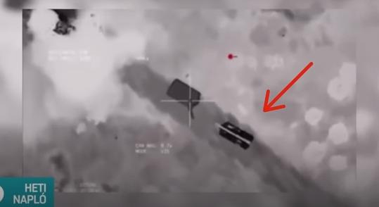 Számítógépes játékból van a videó, amit a Heti Naplóban harcászati drónfelvételként mutattak be