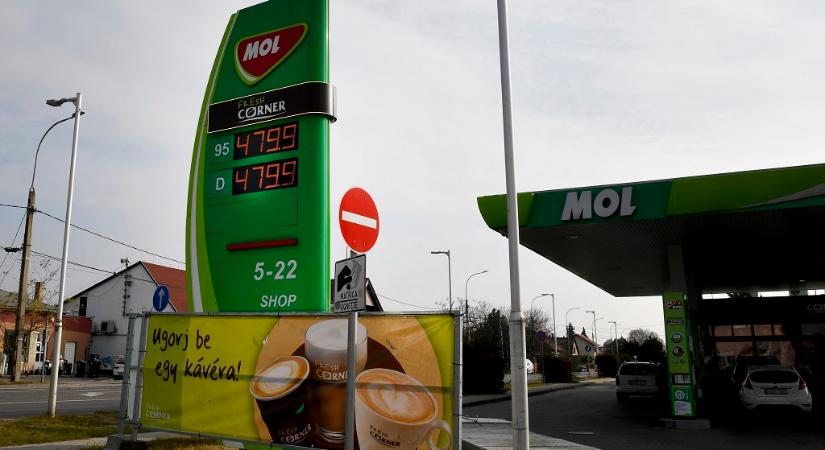 Mol: csak magyar forgalmival tankolható hatósági áras üzemanyag